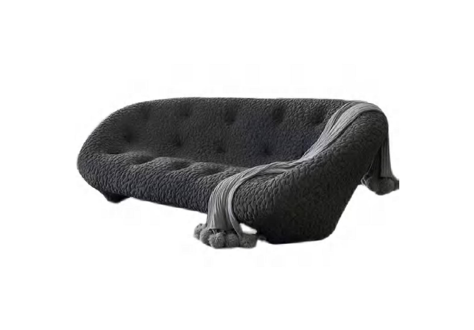 Elegant Upholstered Two Seater Sofa Set for Hotels, DFUP 3003 01