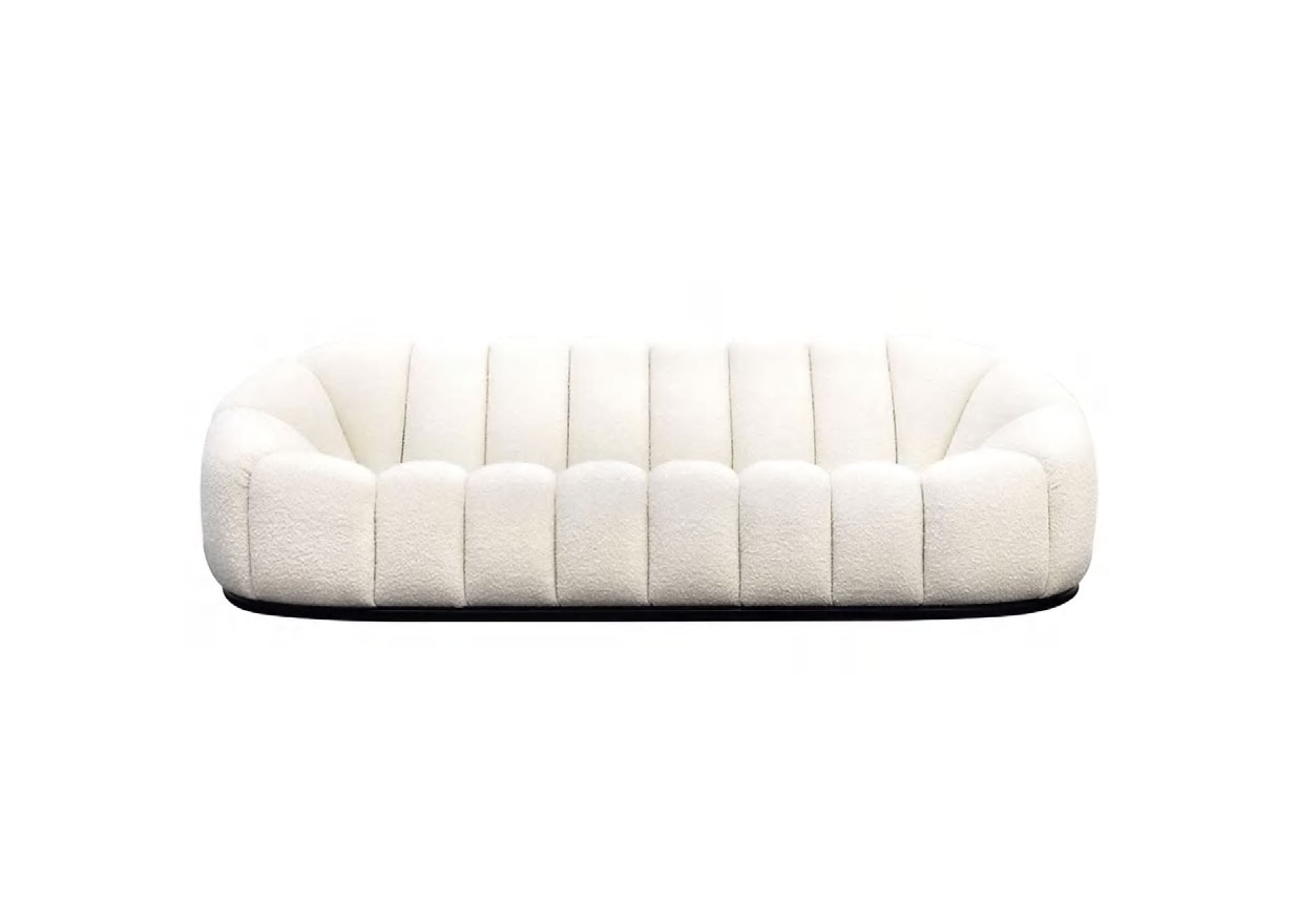 Luxury Upholstered Three Seater Sofa for Hotels, DFUP 3014 03