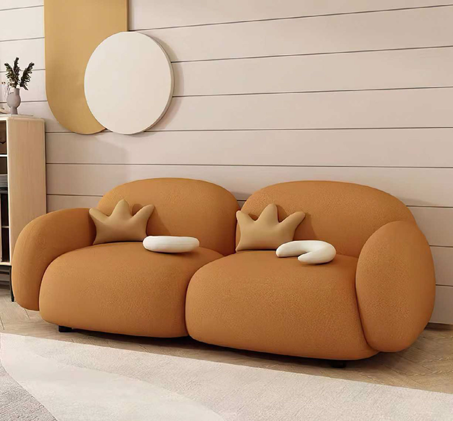 Luxury Sofa Set with Single and Double Seaters, DFUP 3069 02