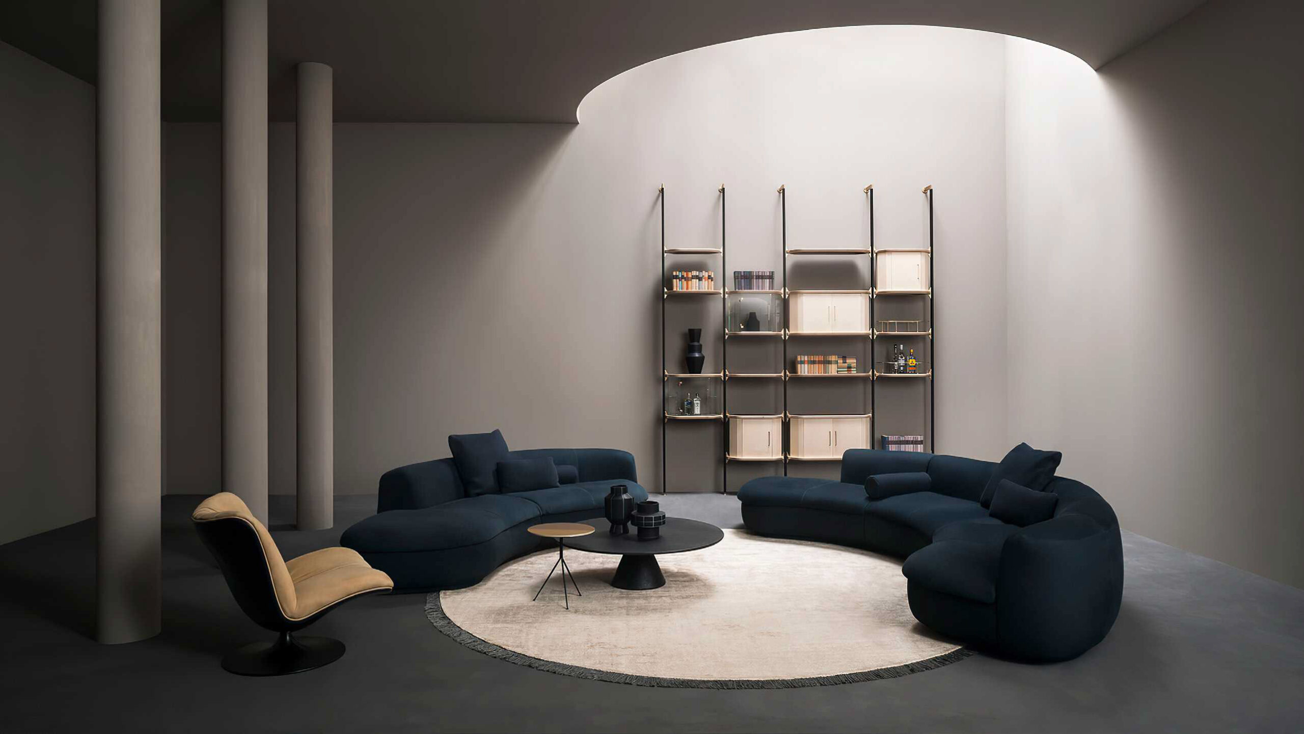 Modern and Comfortable Sectional Sofa for Hotels, DFUP 3079 01 scaled