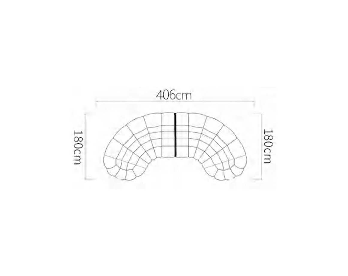 DFUP-3116 02 Comfortable and Chic Sectional Sofa for Hotels, DFUP 3116 02