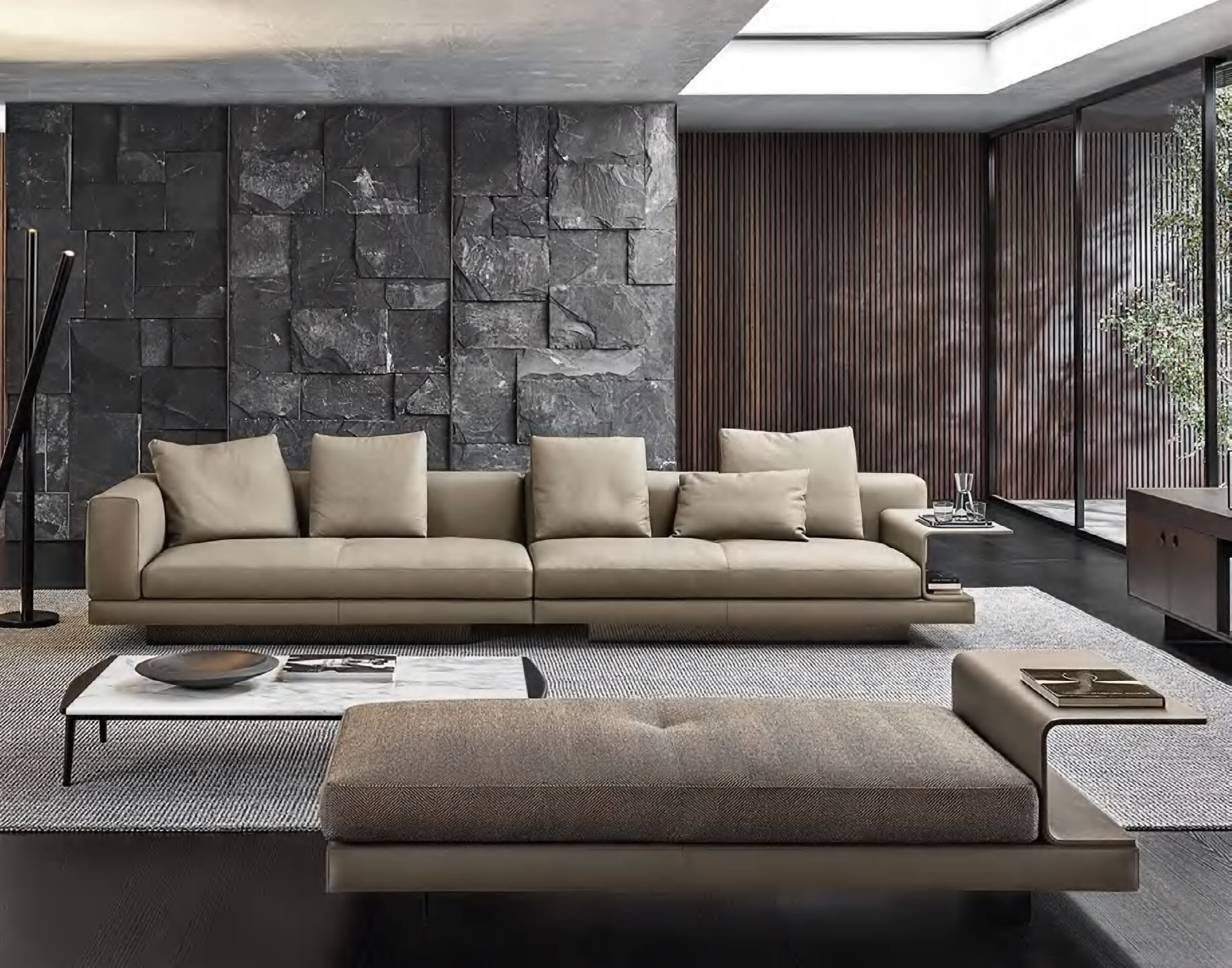 Luxury Upholstered Sectional Sofa Set for Hotels, DFUP 3117 01