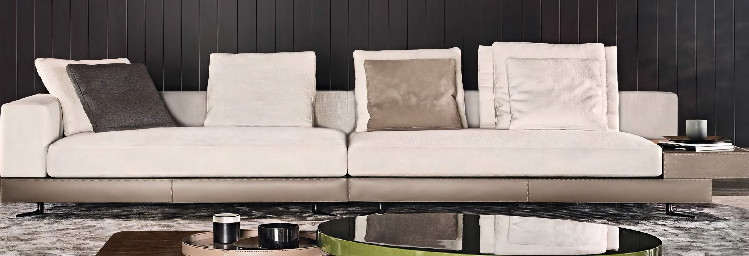 Spacious and Inviting Modern Sectional Sofa, DFUP 3125 01