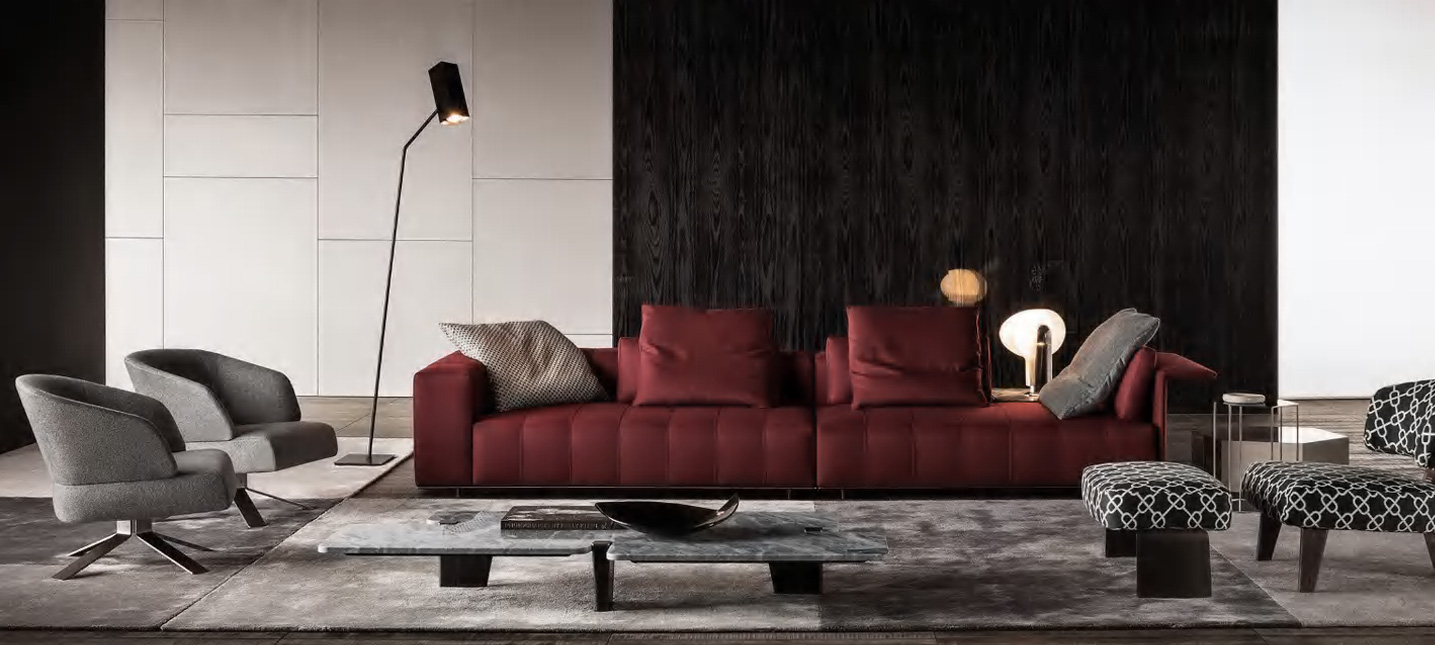 DFUP-3132 02 Luxurious and Versatile Contemporary Sectional Sofa Set, DFUP 3132 02