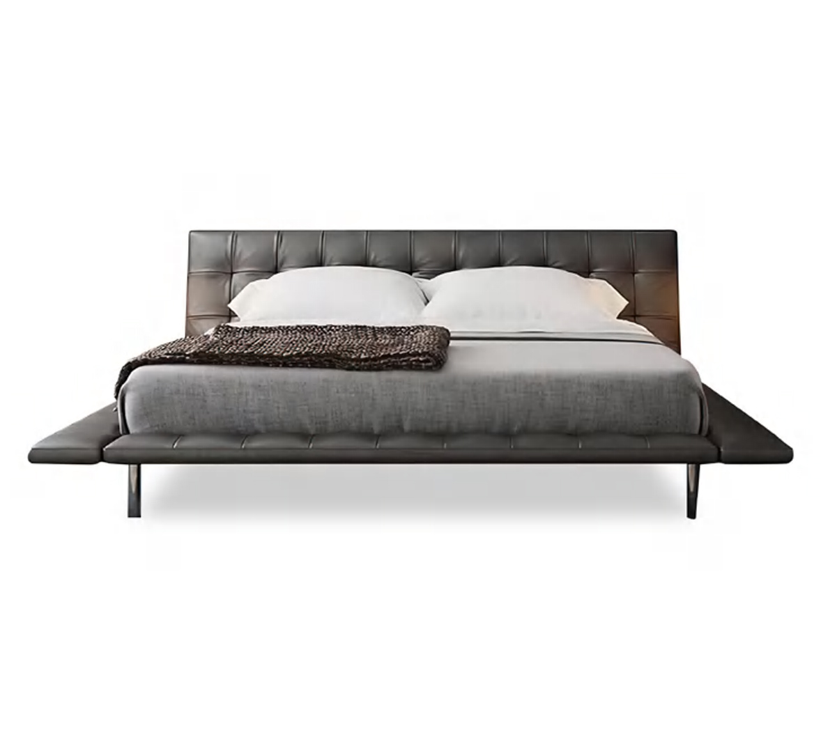 DFUP-4032 03 Tufted Wingback Bed with Plush Upholstery, DFUP 4032 03