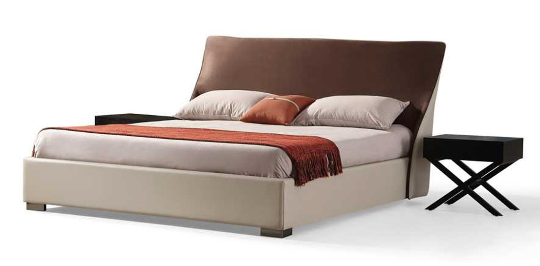 Luxury Wingback Bed with Premium Upholstery, DFUP 4035 02