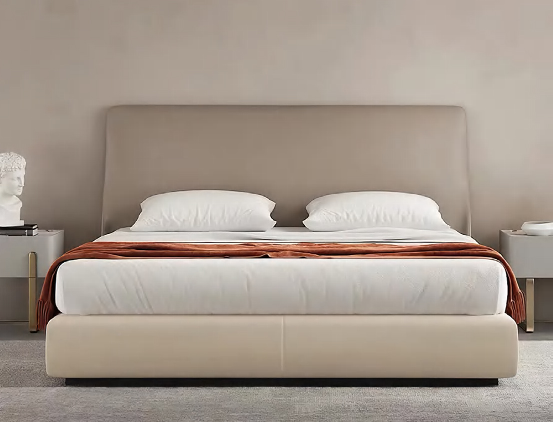 Luxury Wingback Bed with Premium Upholstery, DFUP 4035 03