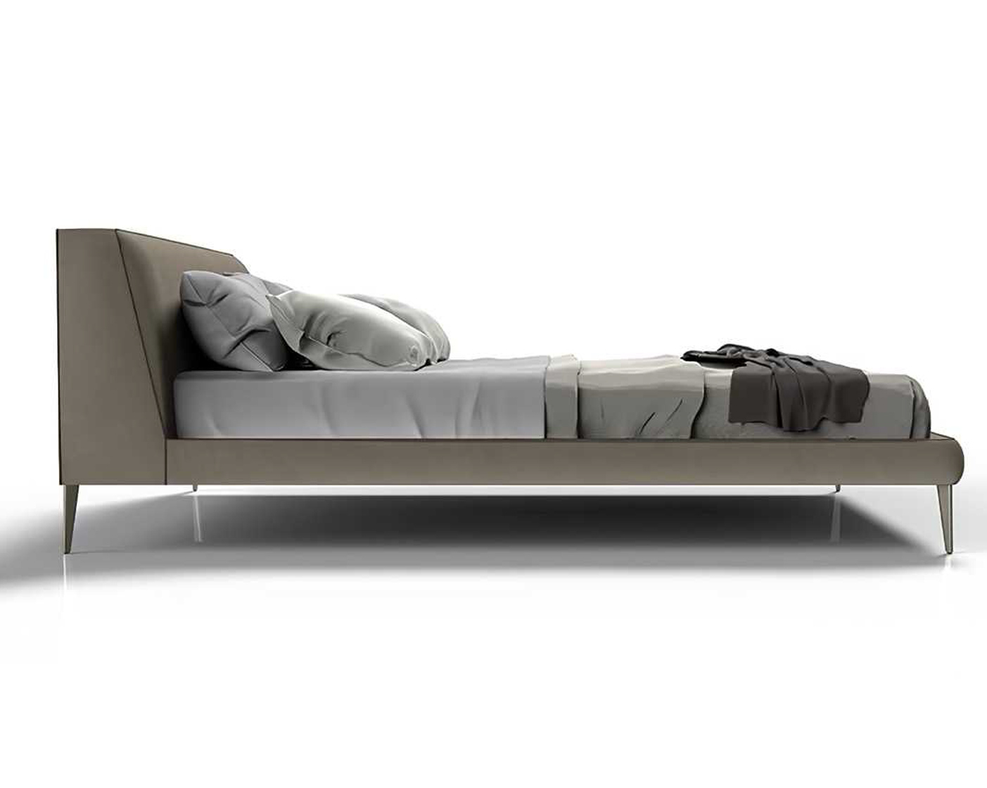 DFUP-4041 03 Minimalist Modern Bed with Plush Upholstery, DFUP 4041 03