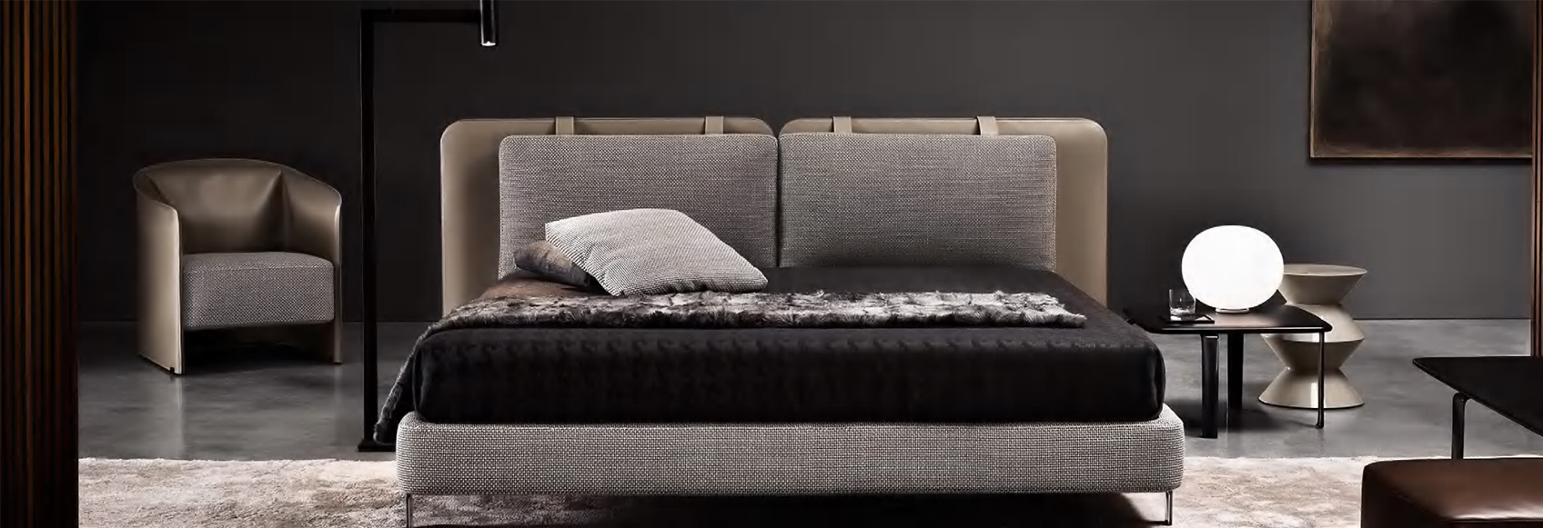 DFUP-4042 01 Luxury Modern Upholstered Bed with Sleek Design, DFUP 4042 01