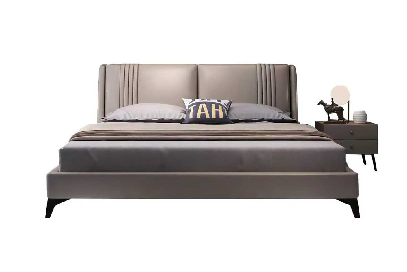 Elegant Wingback Bed with Premium Upholstery, DFUP 4046 03