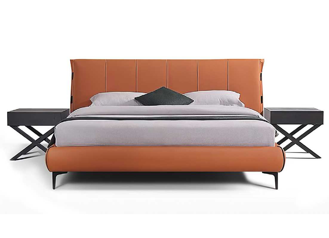 Premium Upholstered Bed with Sophisticated Wingback, DFUP 4051 03