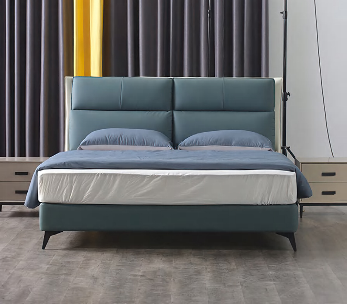 DFUP-4070 02 Luxury Modern Upholstered Wingback Bed, DFUP 4070 02