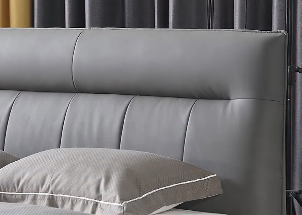 DFUP-4073 02 Elegant Wingback Bed with Luxurious Upholstery, DFUP 4073 02