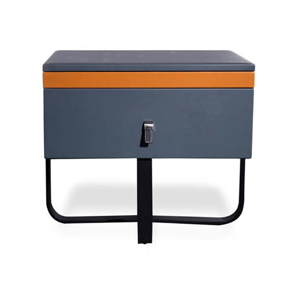 Sophisticated Solid Wood Nightstand with Elegant Design, DFUP 5034 02
