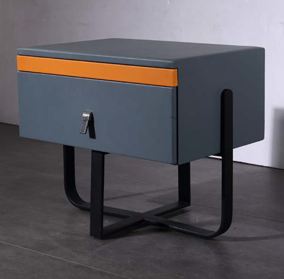 Sophisticated Solid Wood Nightstand with Elegant Design, DFUP 5034 03