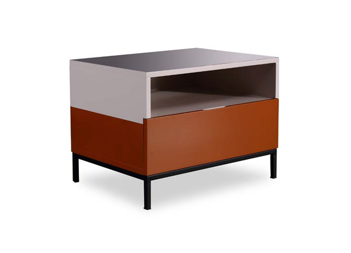 Classic Solid Wood Nightstand with Minimalist Appeal, DFUP 5078 02