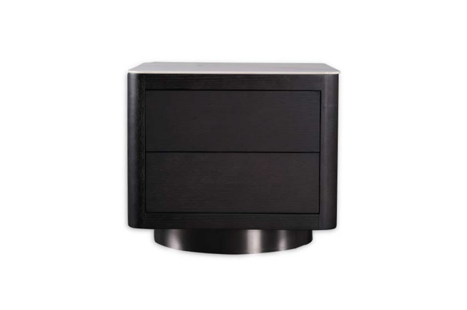 Chic Solid Wood Nightstand with Sleek Finish, DFUP 5162 02