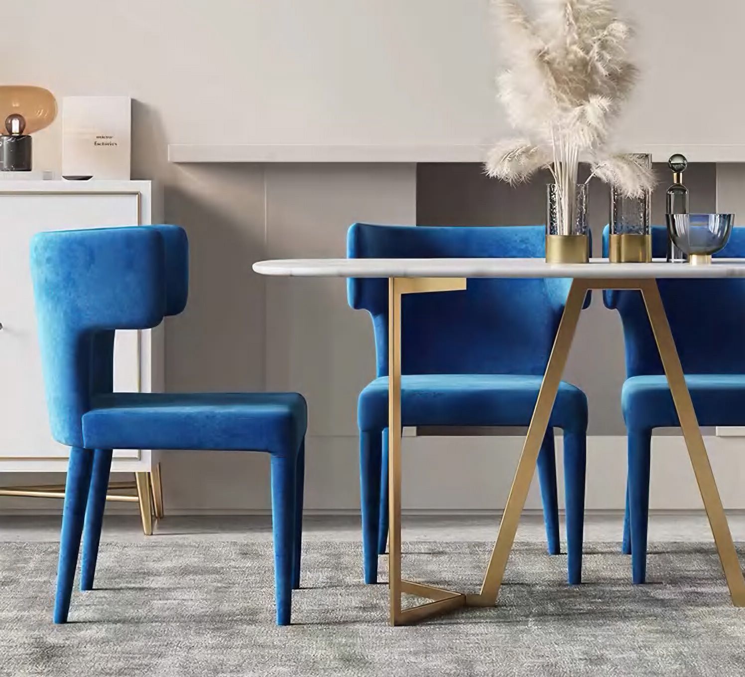 DFUP-1014 01 Stylish Upholstered Dining Chair, DFUP 1014 01