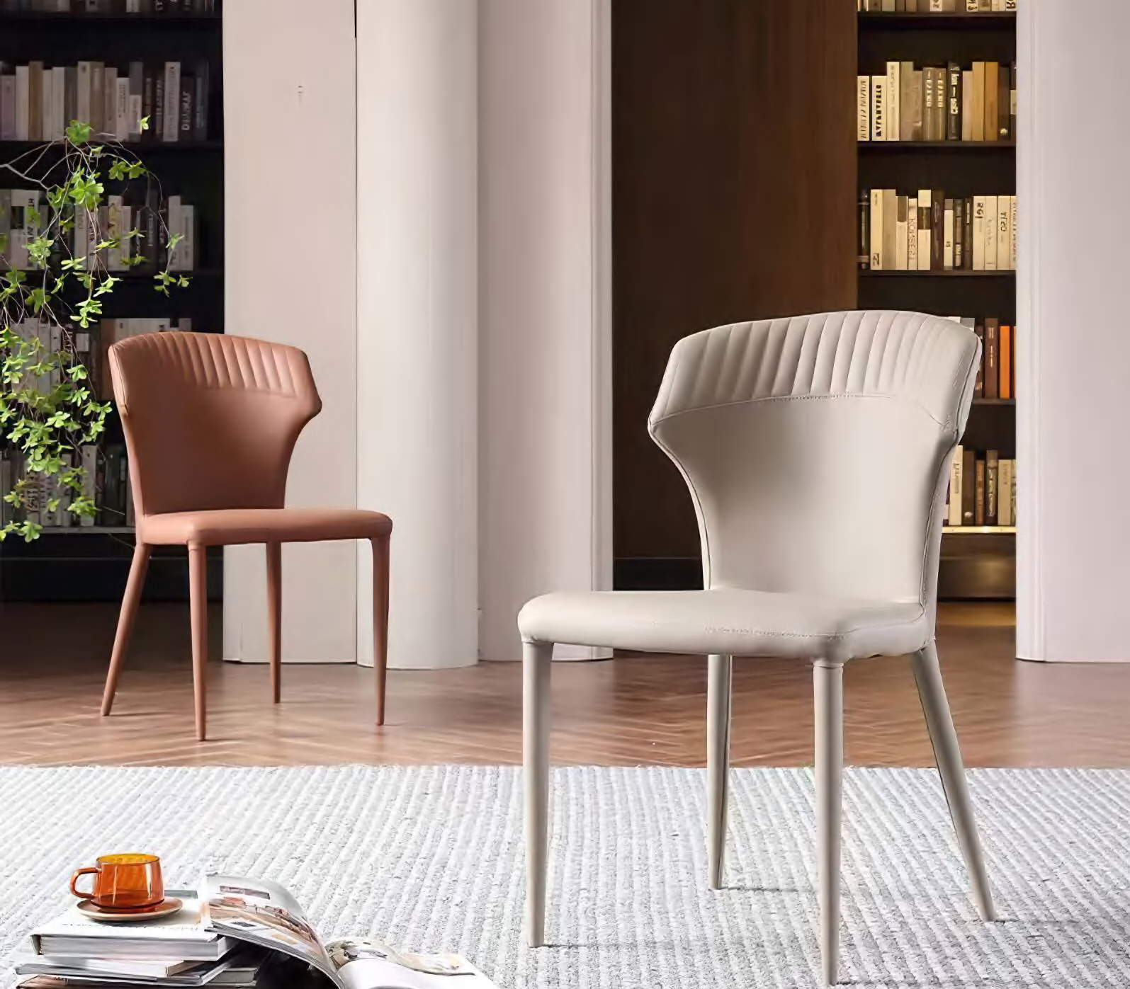 Elegant Upholstered Dining Chair, DFUP 1018 01