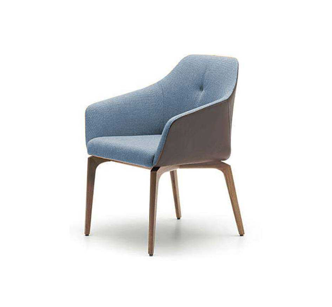 Luxe Upholstered Dining Chair, DFUP 1026 02