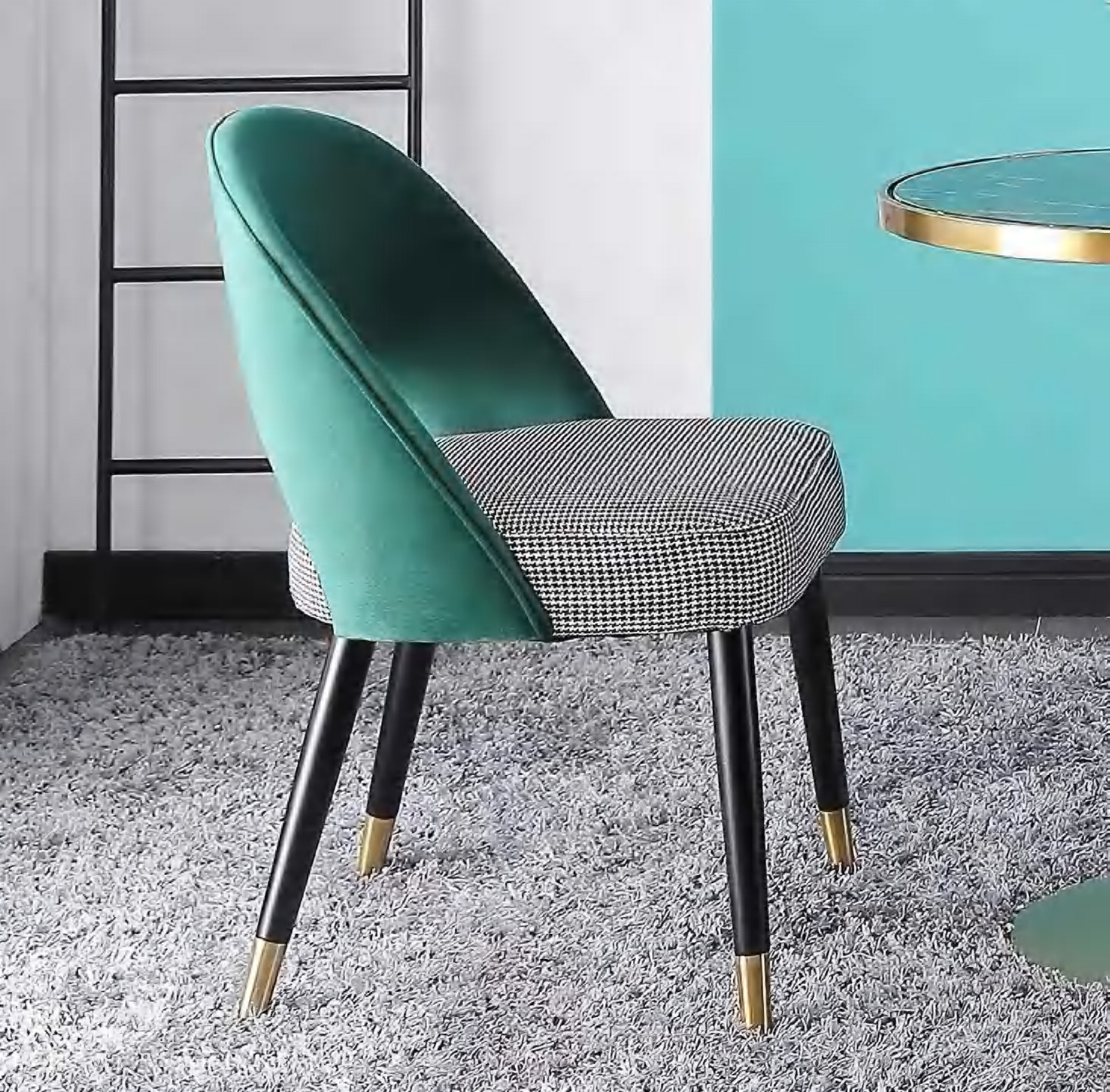 Graceful Modern Upholstered Dining Chair, DFUP 1058 01