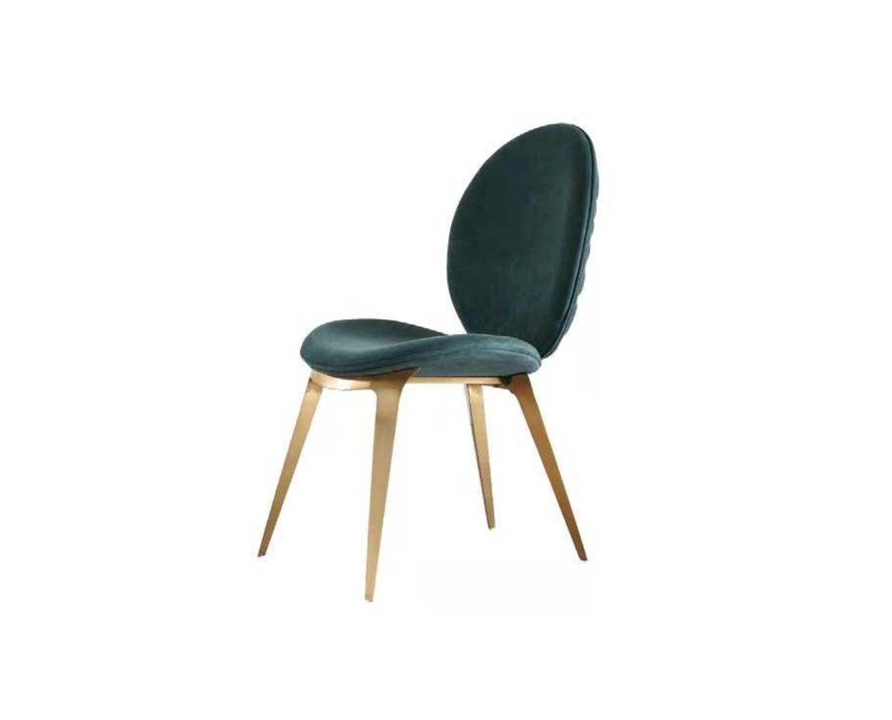Classic Dining Chair With Metal Structure, DFUP 1065 02