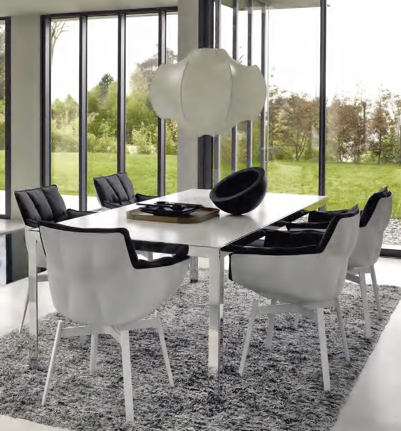 Trendy Dining Chair With Fibreglass Structure, DFUP 1067 01