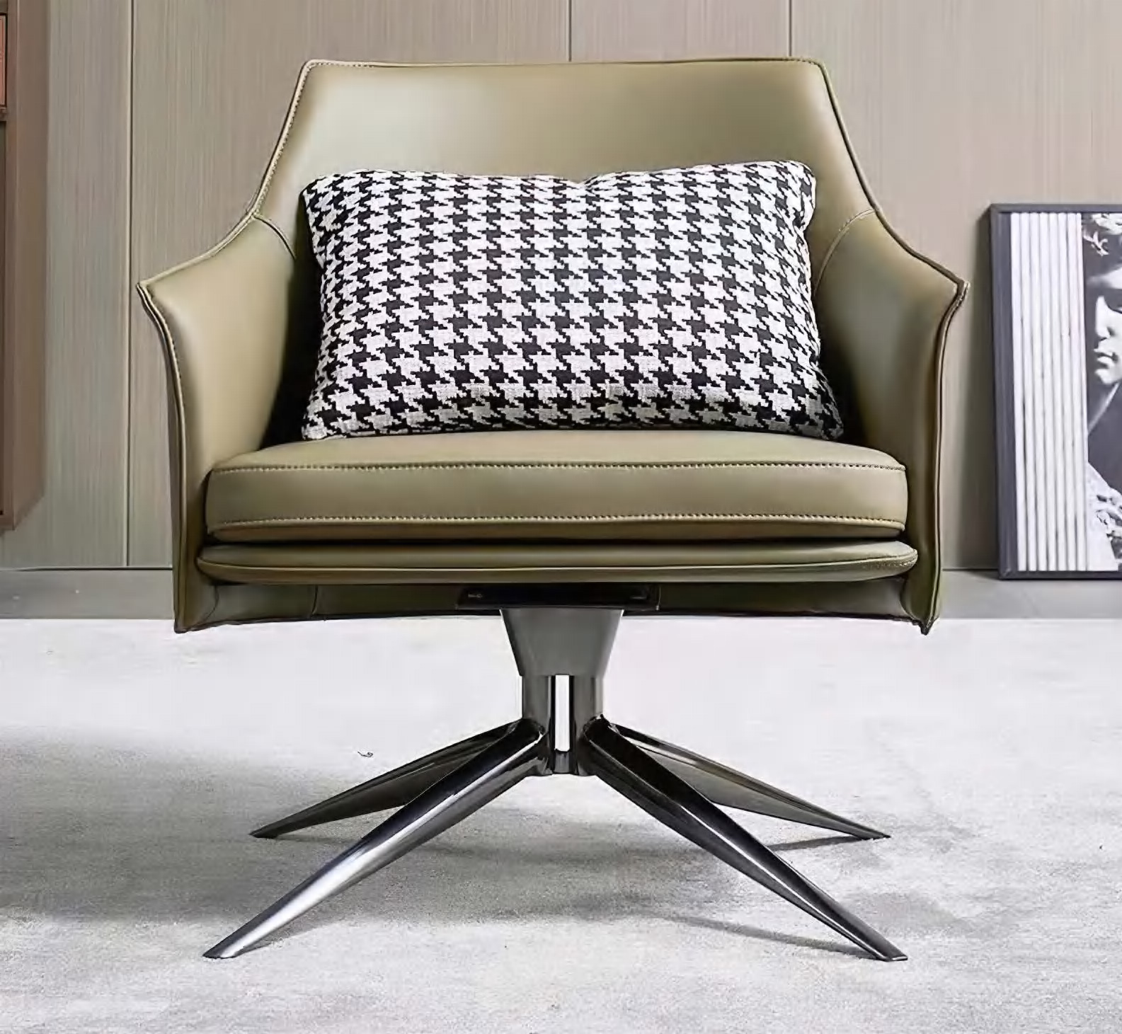 Classic Dining Chair With Fibreglass Structure, DFUP 1076 01