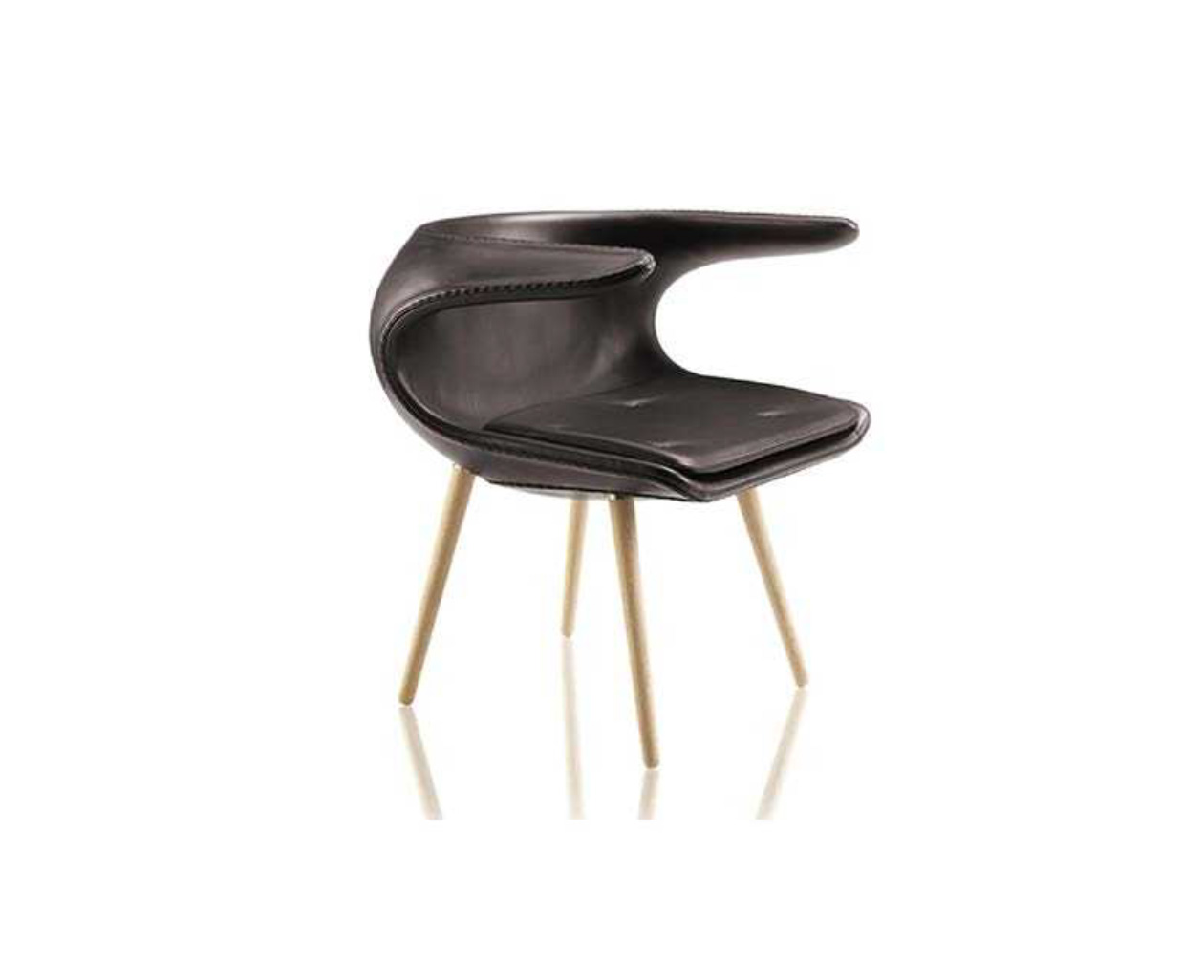 Unique Dining Chair With Fibreglass Structure, DFUP 1077 02