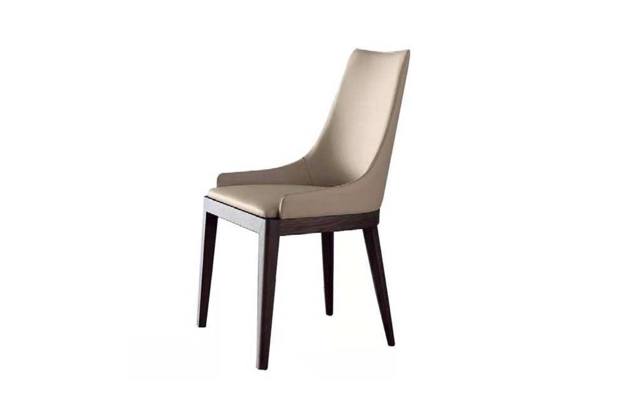 Sleek Dining Chair With Metal Structure, DFUP 1083 01