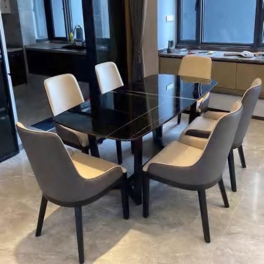 Sleek Dining Chair With Metal Structure, DFUP 1083 02