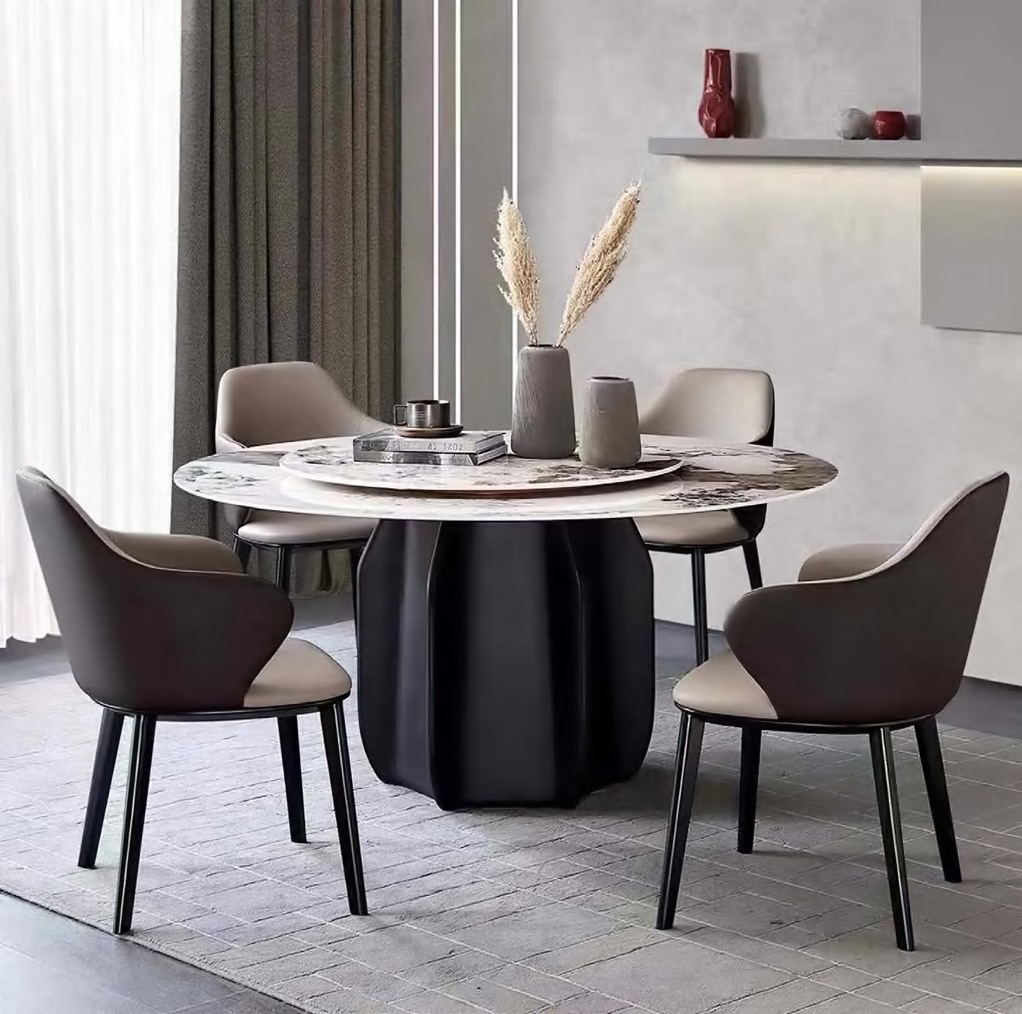 DFUP-1085 01 Comfortable Dining Chair With Metal Structure, DFUP 1085 01