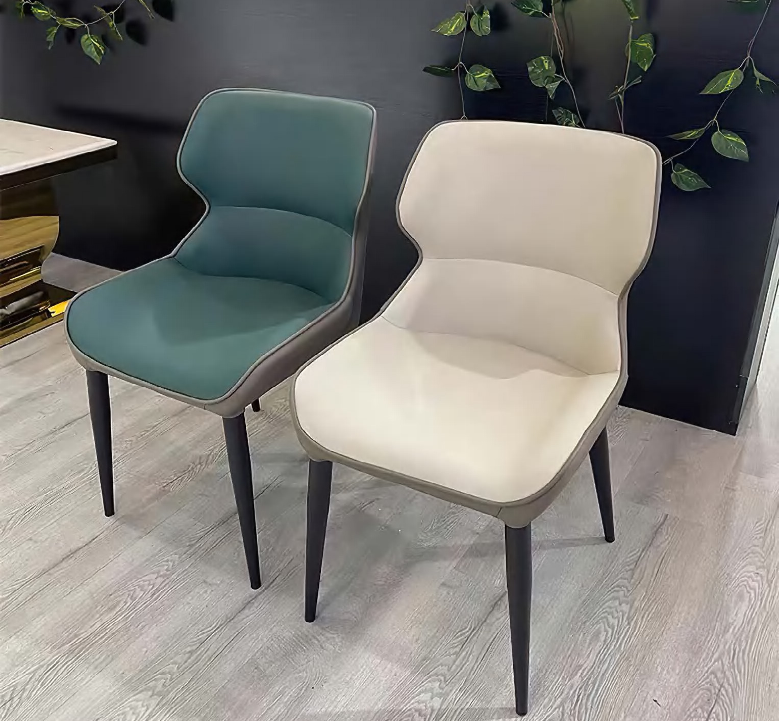 Sturdy Dining Chair With Metal Structure, DFUP 1090 01