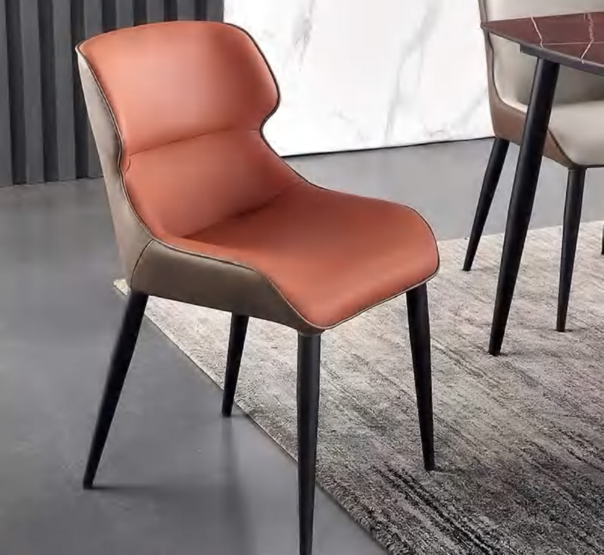 Sturdy Dining Chair With Metal Structure, DFUP 1090 03