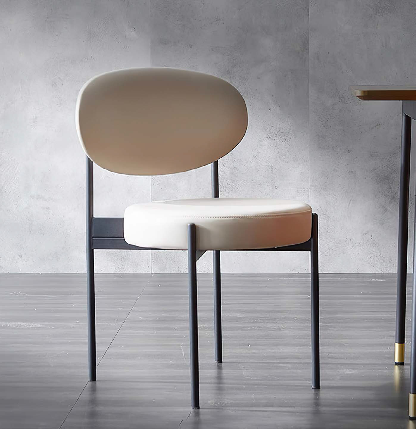 Urban Dining Chair With Metal Structure, DFUP 1091 01