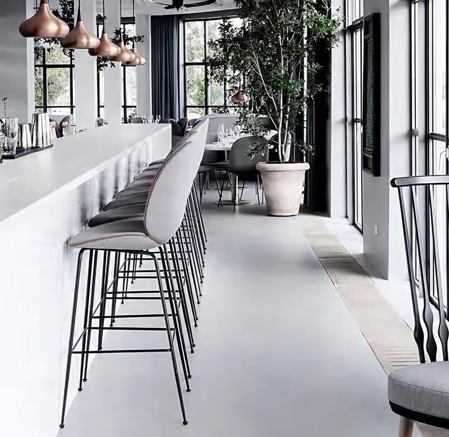 Elegant Luxury Bar Chair Stool, DFUP 1127 01