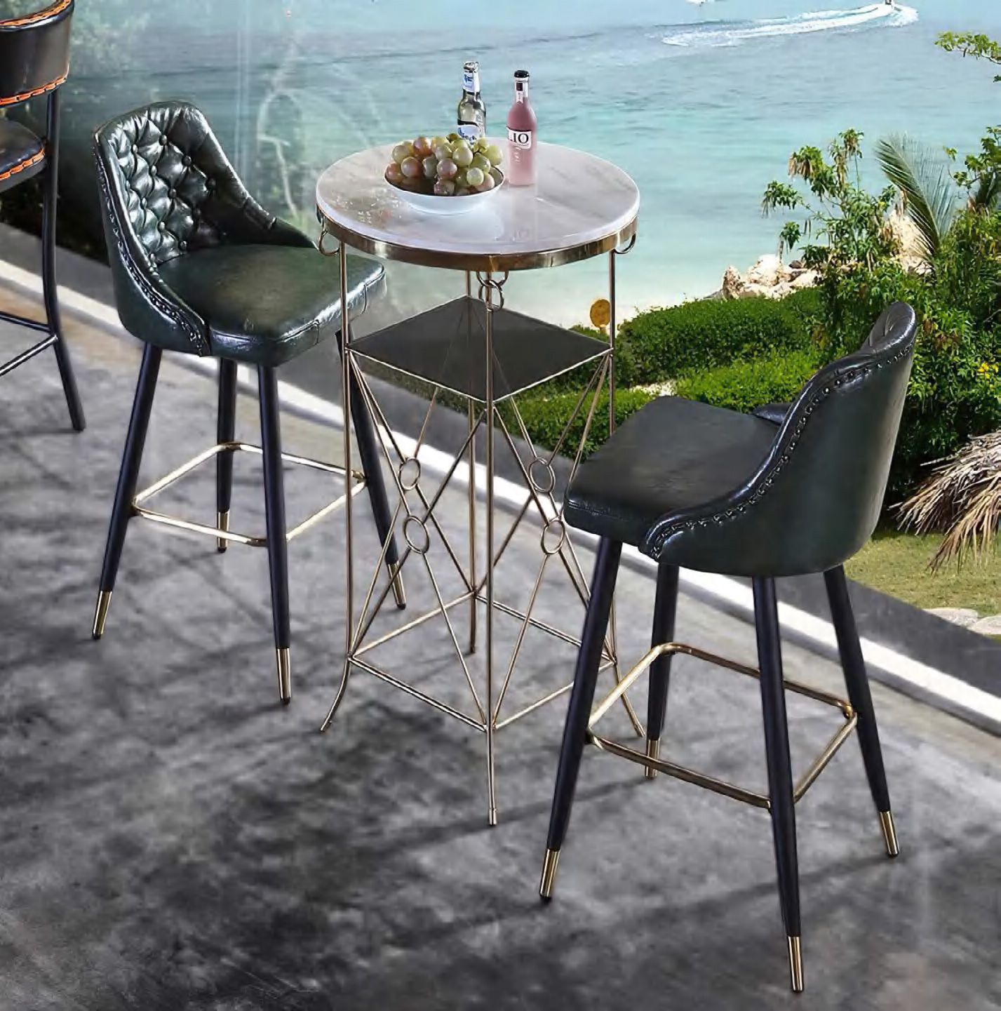 Classic Upholstered Bar Chair, DFUP 1133 01
