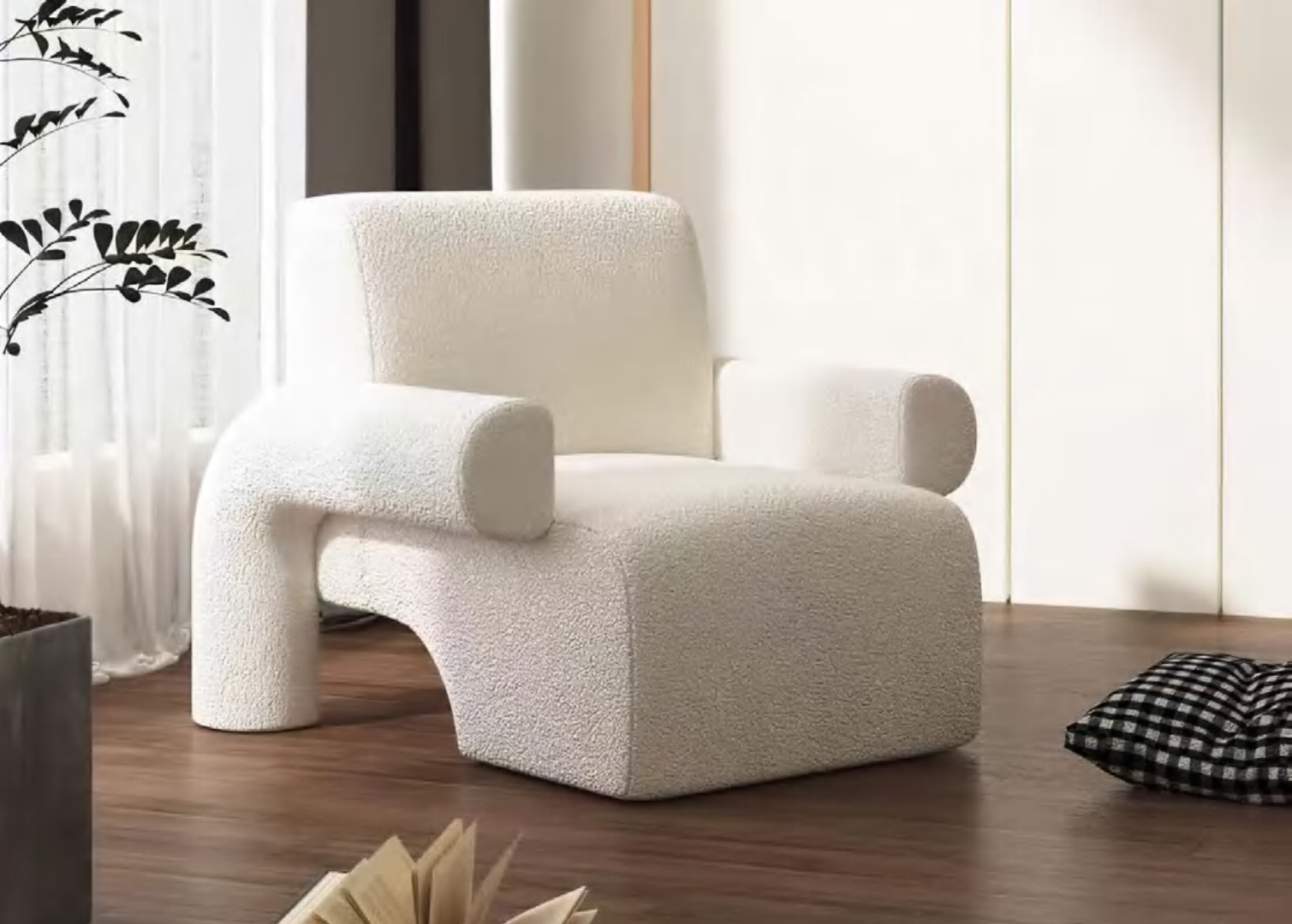 DFUP-2004 03 Plush and Elegant Armchair for Hotels, DFUP 2004 03