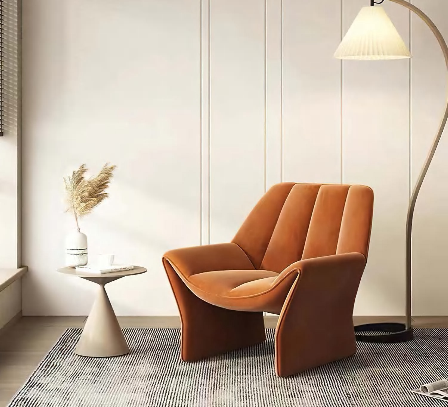 Luxurious Armchair and Ottoman Set for Hotels, DFUP 2010 01