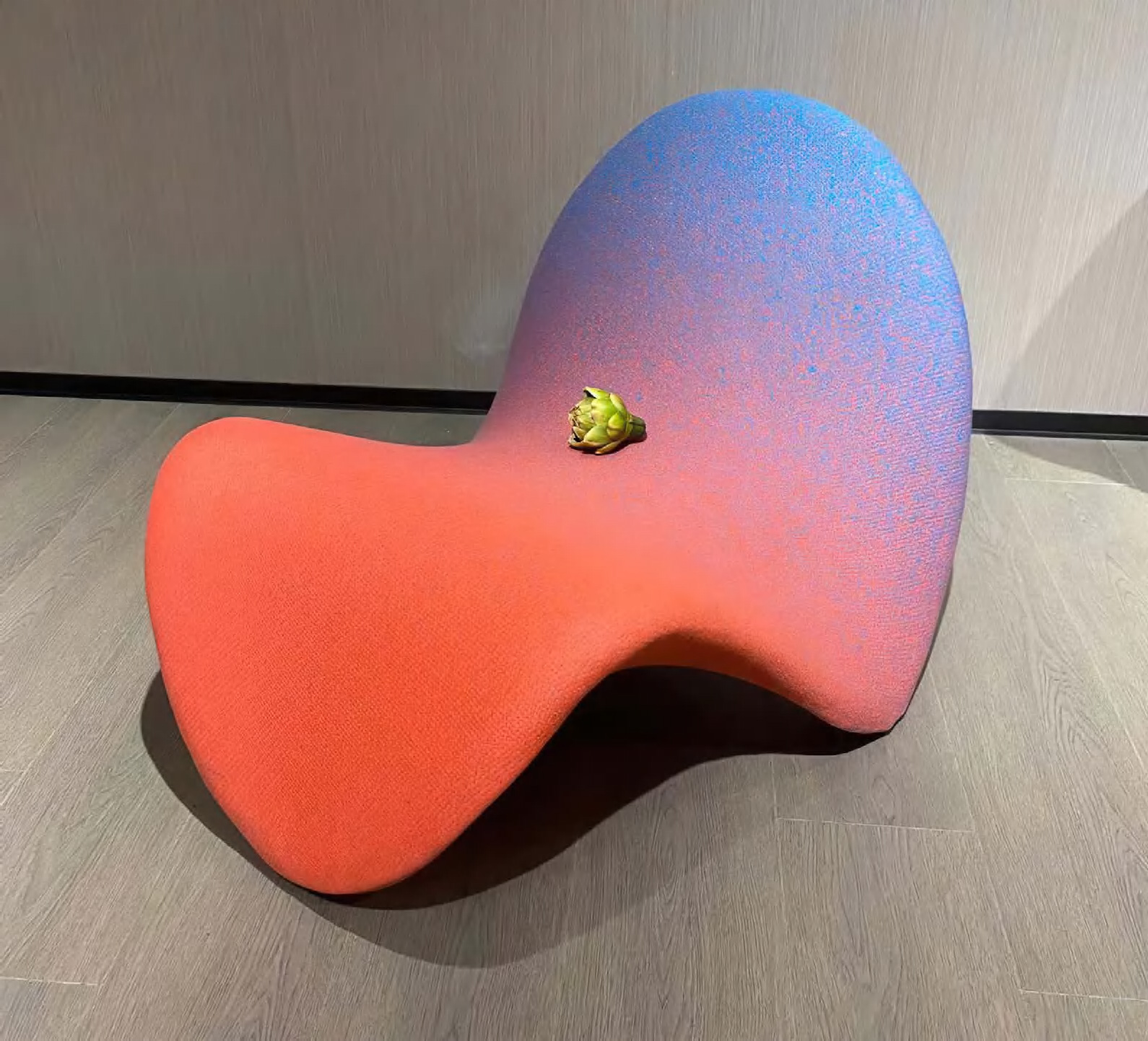 Plush Lounge Armchair for Hotels, DFUP 2033 01