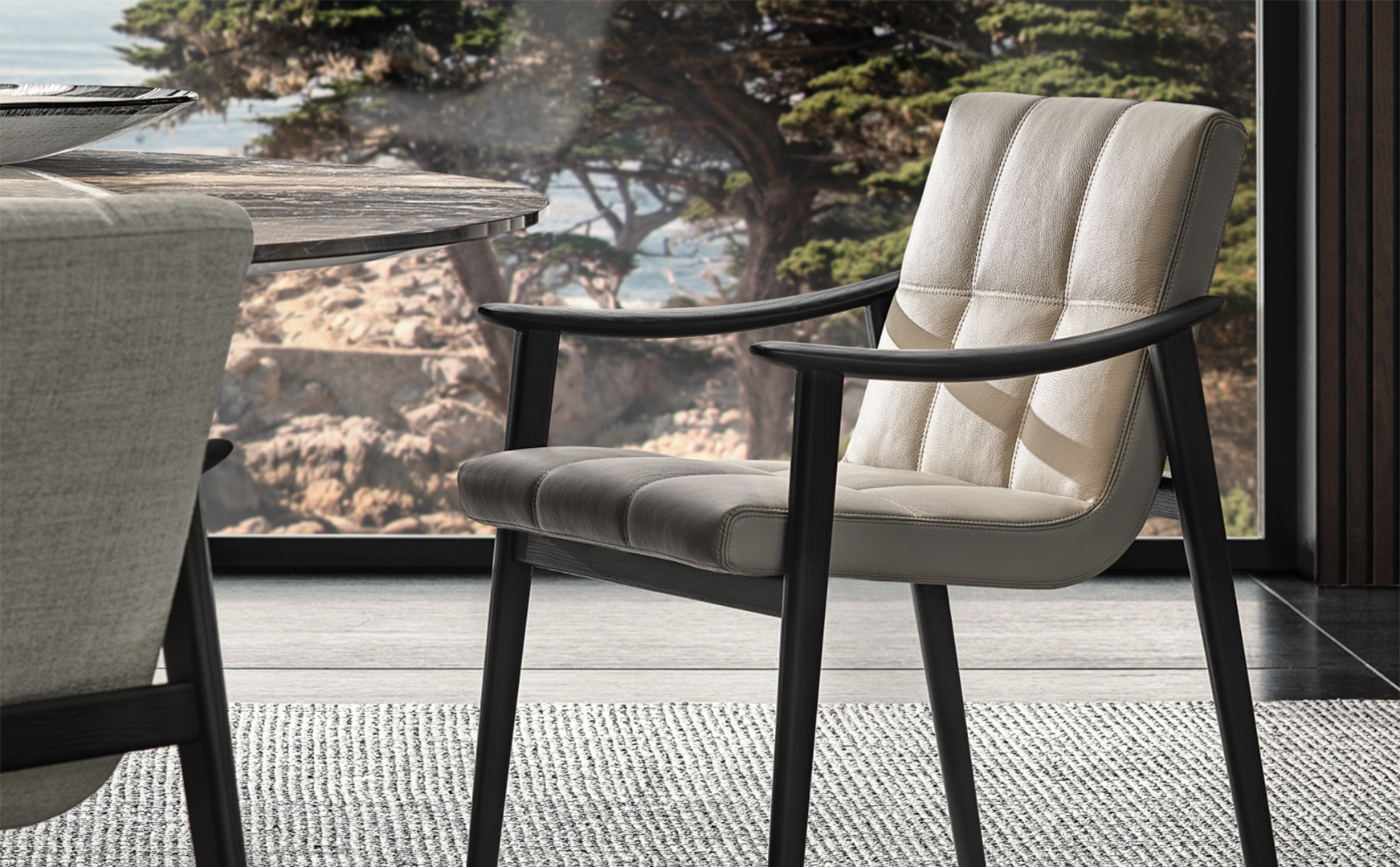 Stylish Hotel Lounge Armchair, DFUP 2061 02