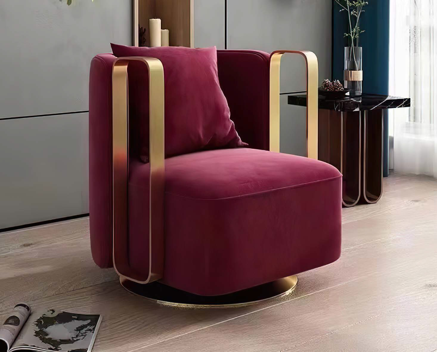 Sophisticated Classic Hotel Armchair, DFUP 2080 01