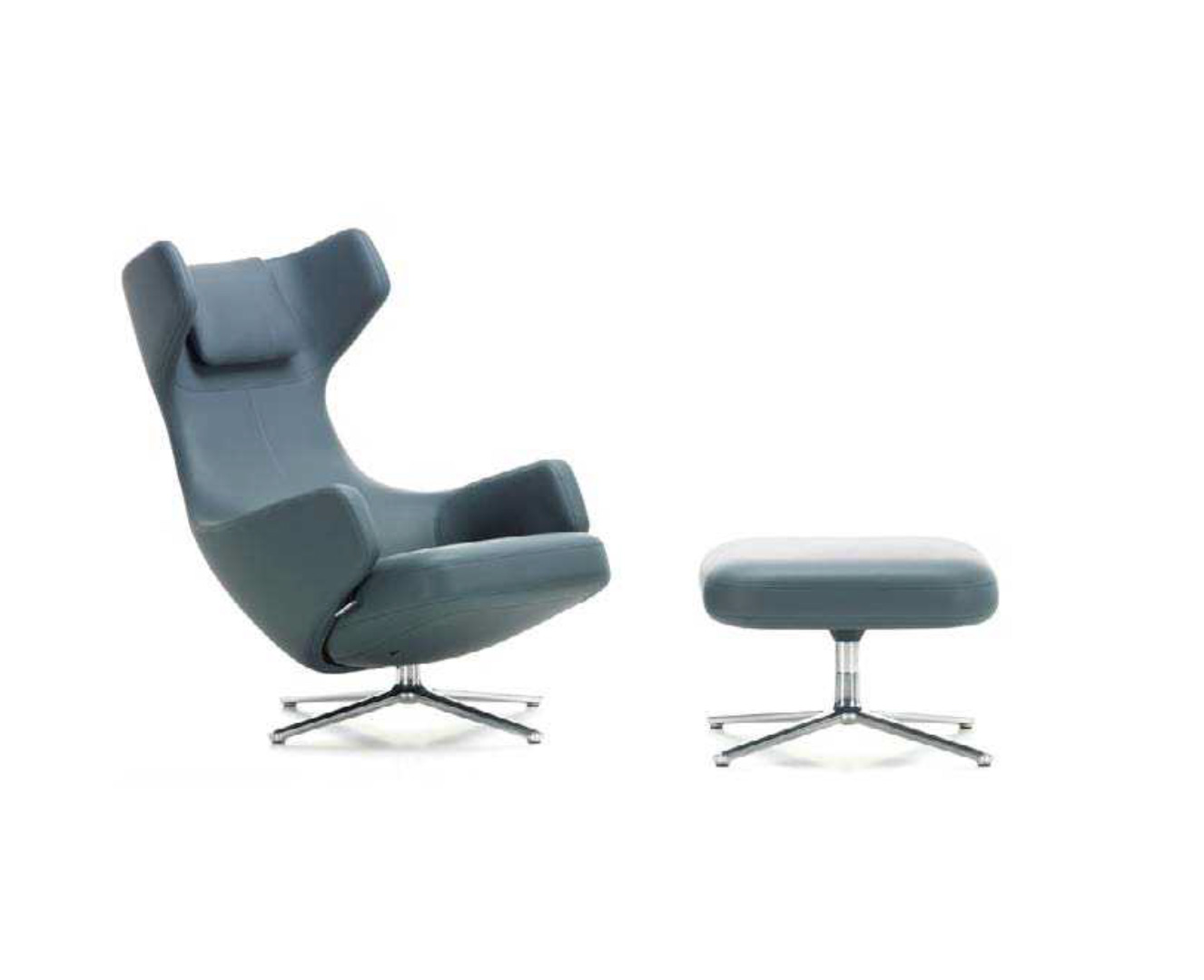 Modern Comfort Armchair with Ottoman, DFUP 2101 02