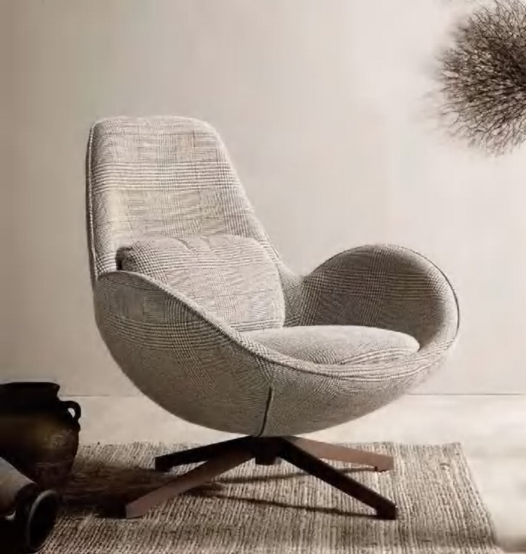 Stylish Modern Chic Hotel Armchair, DFUP 2109 03