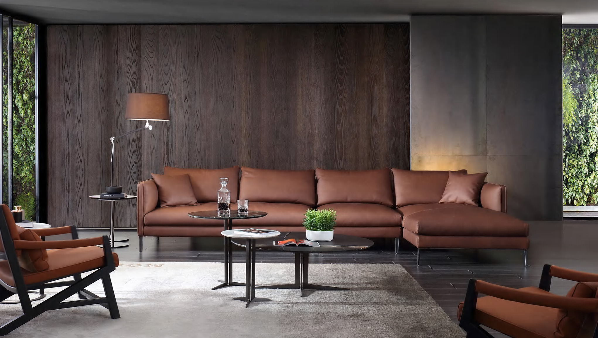 Elegant Spacious Sectional Sofa Set, DFUP 3245 01