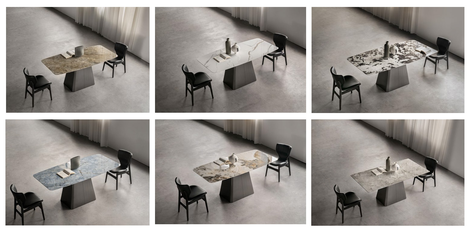 Barney Rec. Dining Table, T2003C 03