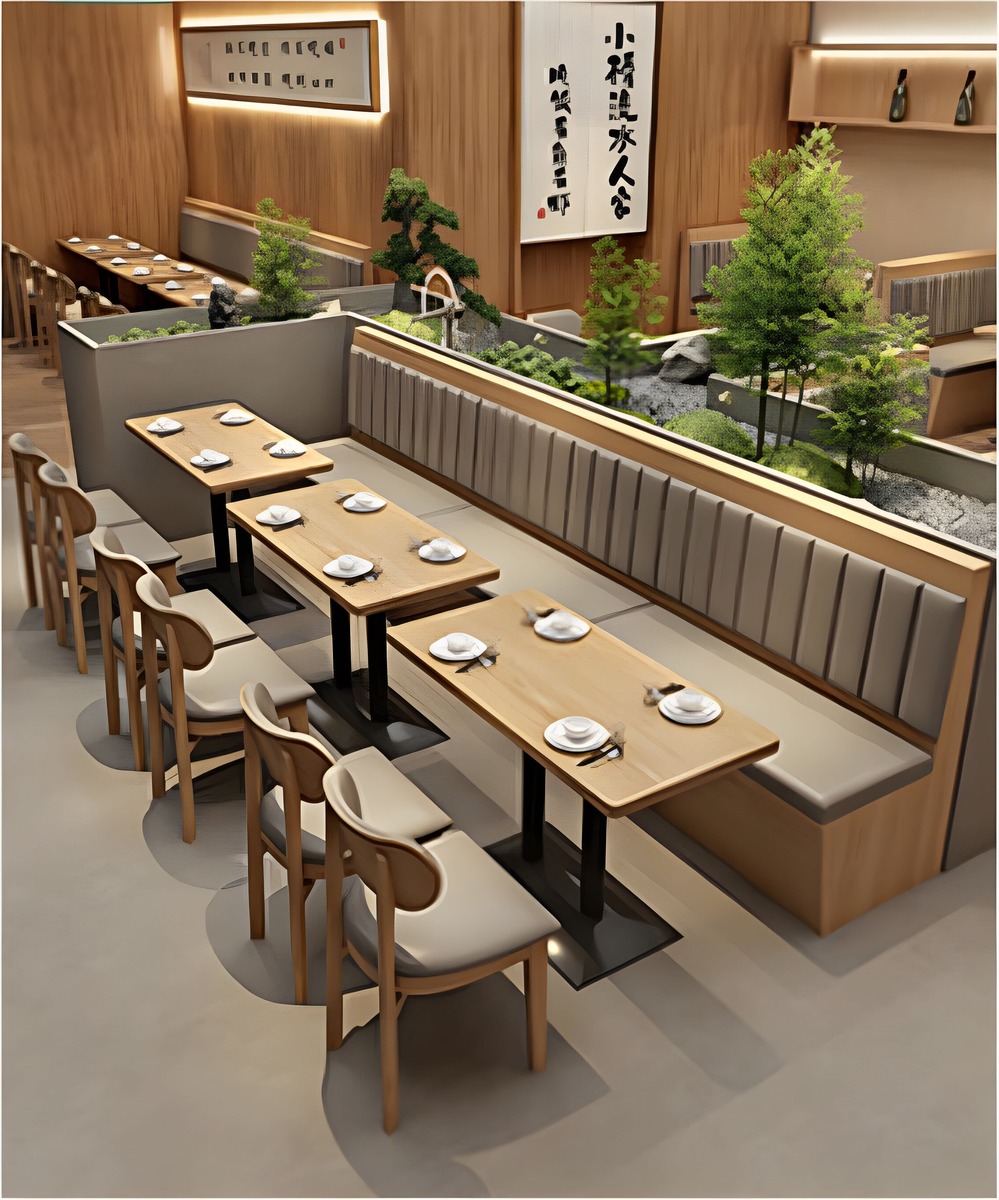 image (114) Refined Upholstered Modern Seats and Tables for Cafés, image 114