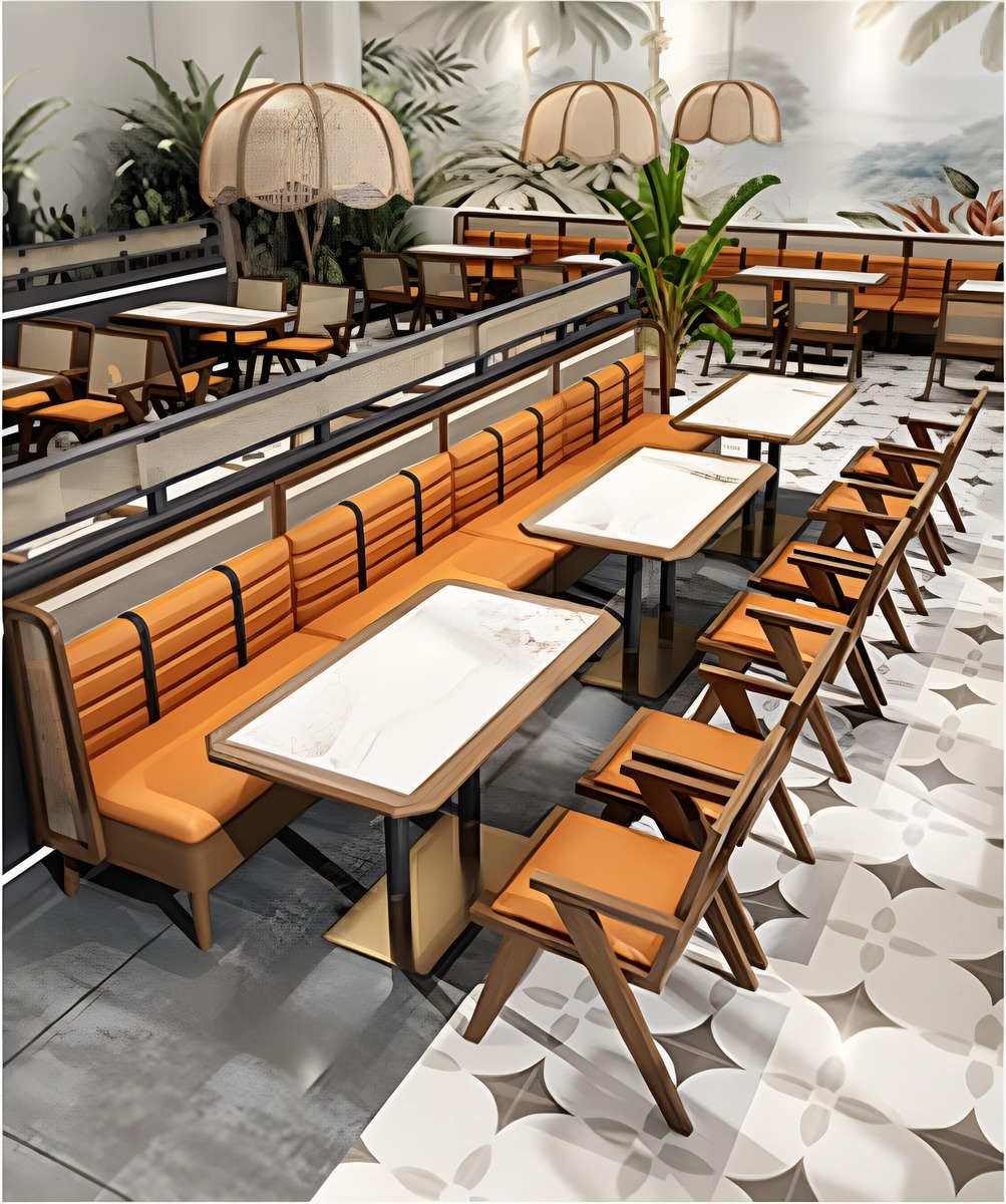 image (119) Spacious Upholstered Modern Seats and Tables for Cafés, image 119