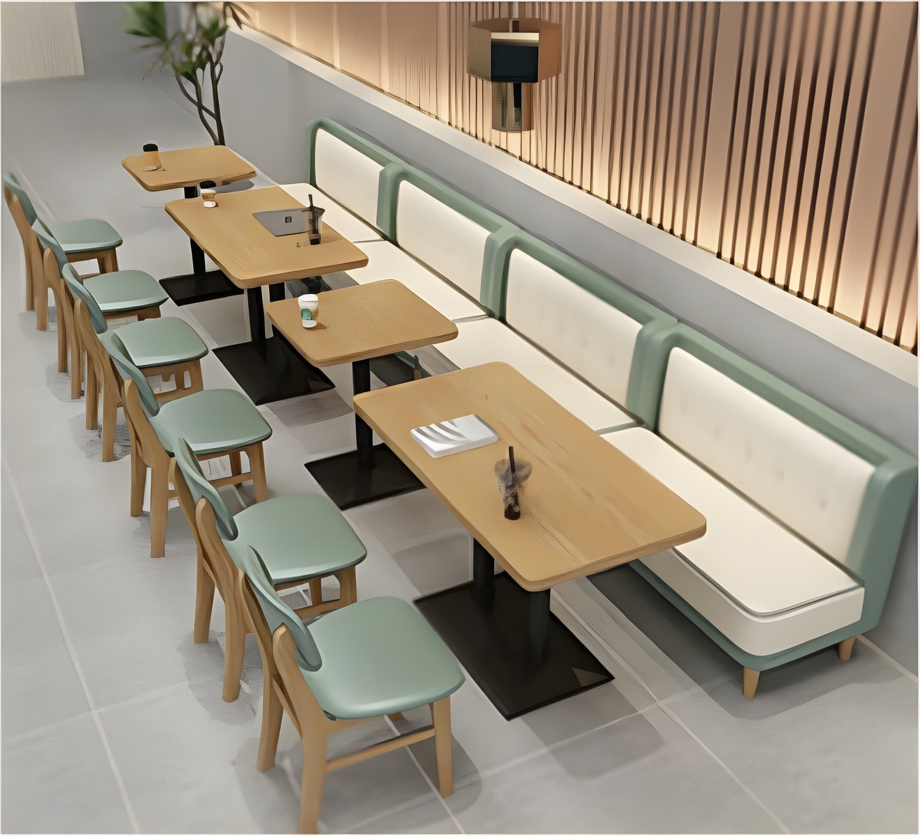 image (134) Modern Versatile Cushioned Seats and Tables for Cafés, image 134