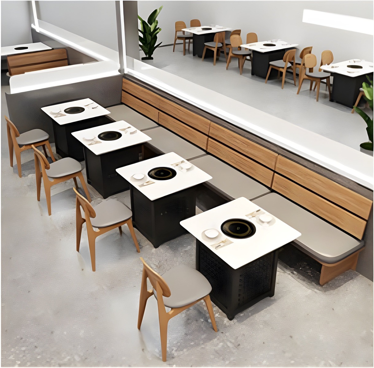 Sturdy Modern Style Seats and Tables for Cafés, image 144
